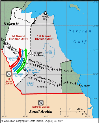 Figure 8. 2d Marine Division minefield breaching area