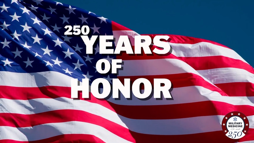 Honoring military medicine professionals on Flag Day