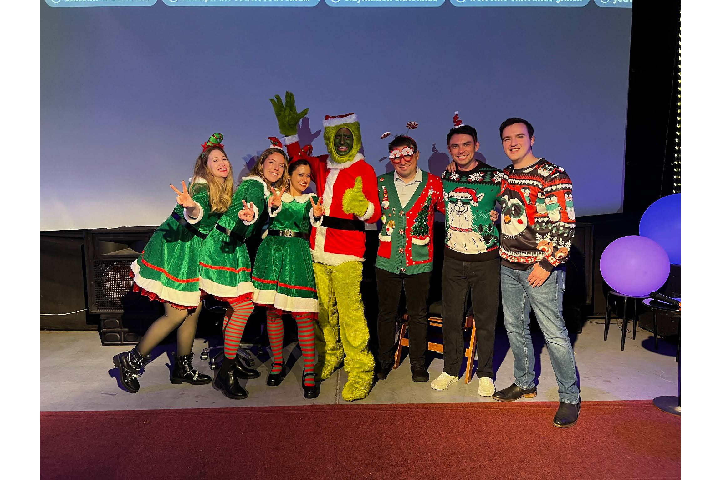 The 2025 Psychiatry Residency annual holiday party and talent show.