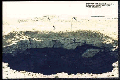 Figure 10. Hole in Bunker 2, Al Muthanna