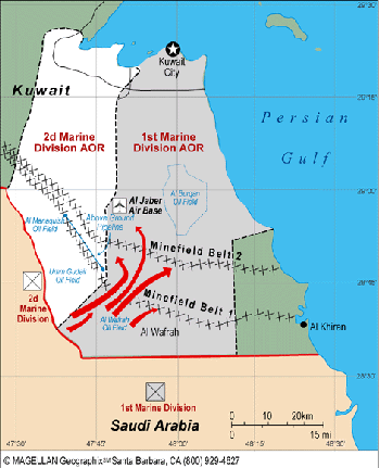Figure 7. 1st Marine Division minefield breaching