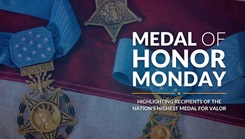 Graphic that says "Medal of Honor Monday"