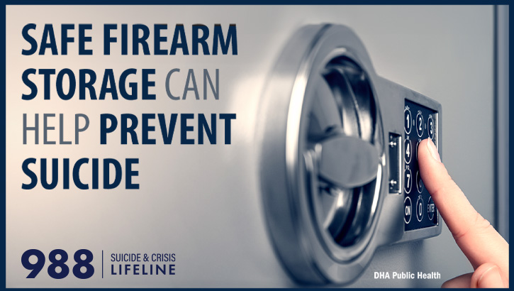 Image of DHA-Public Health Army Suicide Study Emphasizes Firearm Storage, Safety Policies, as Effective Strategies in Suicide Prevention.