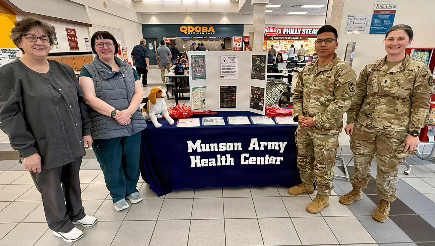 Munson Army Health Center Public Health officials 