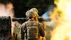 Special Operators handling heavy weapons