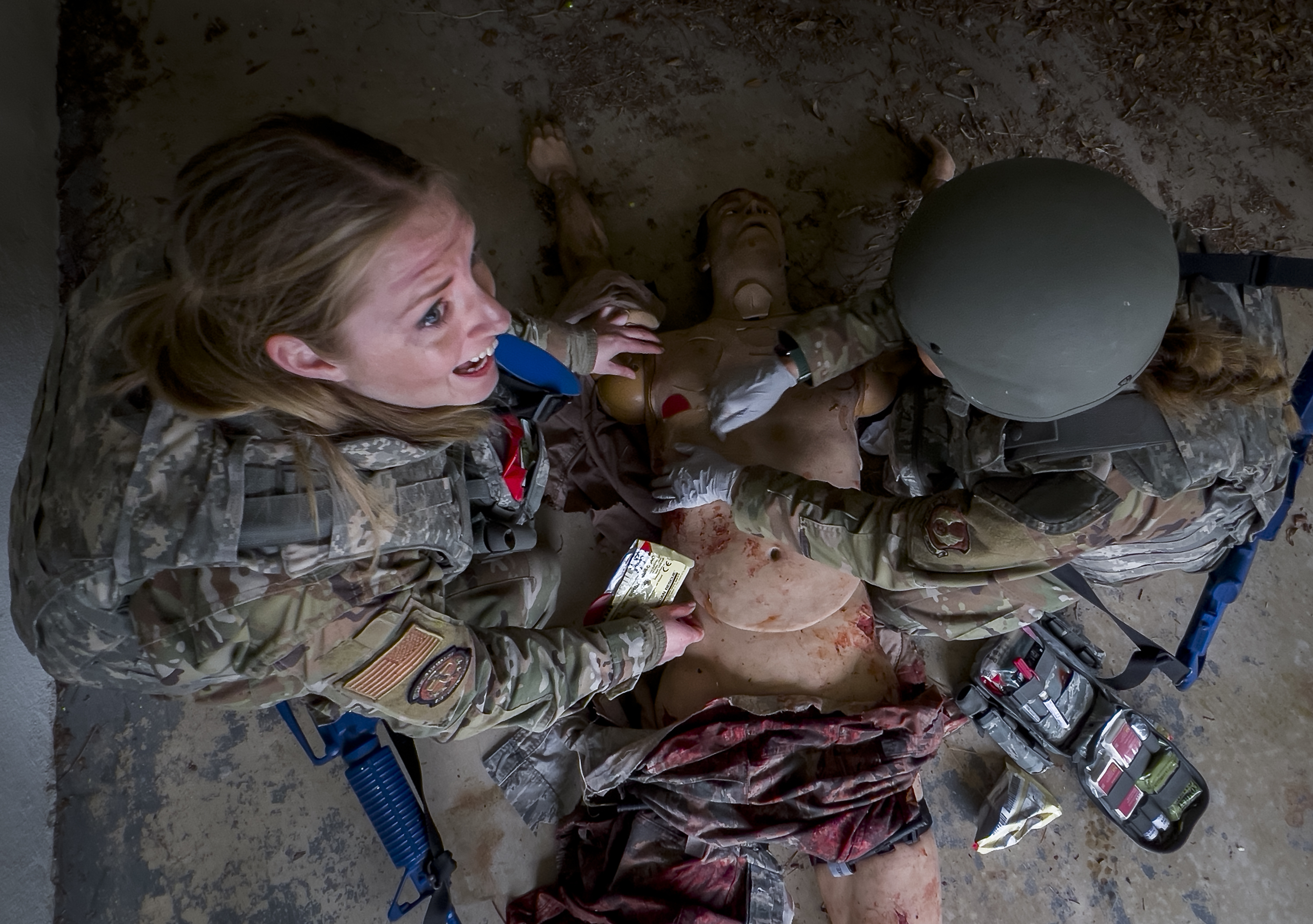 Image of Combat Casualty Care Course Tests Skills Outside of Hospitals.