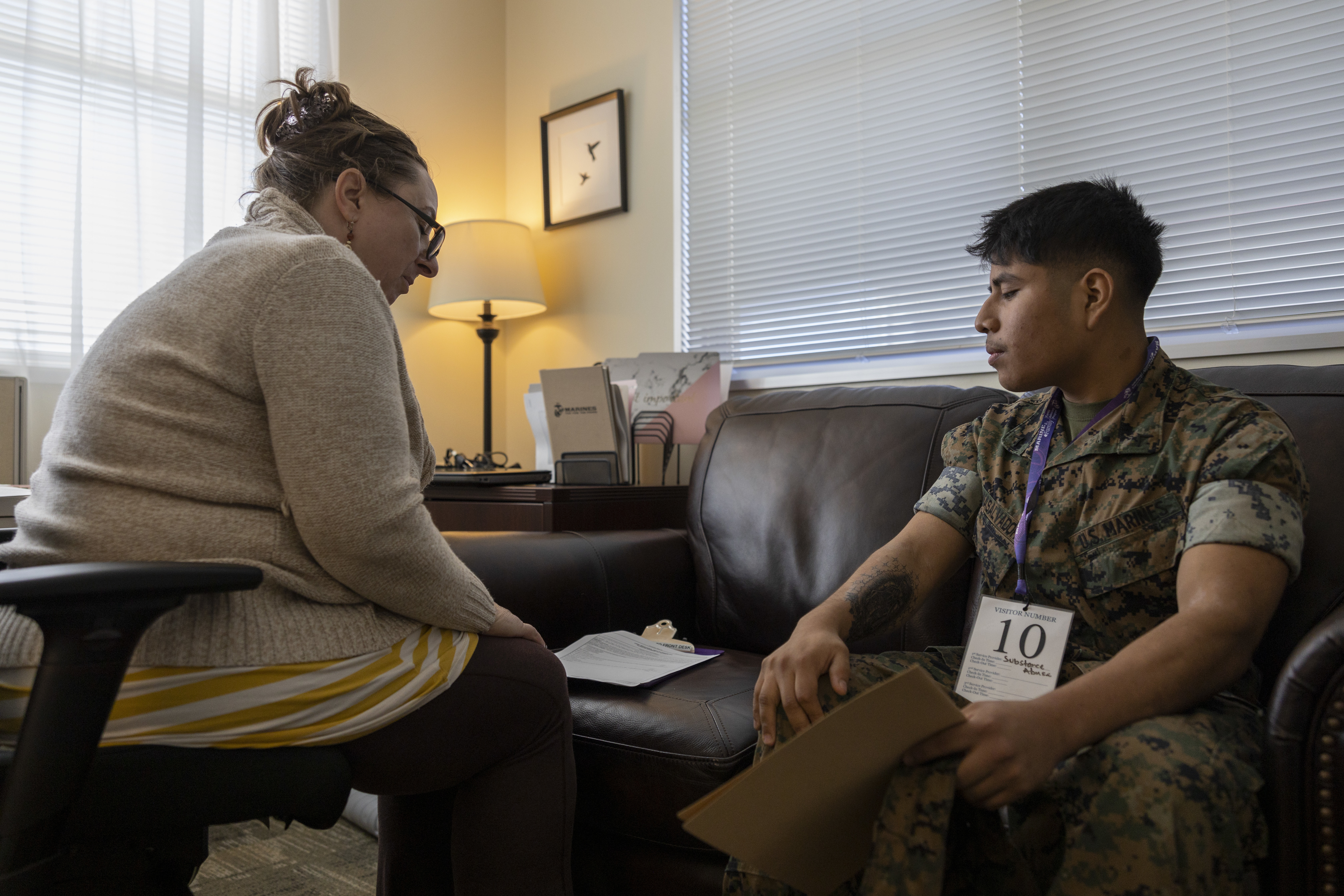 Opens larger image for Confidential Mental Health Resources Available to Military Families