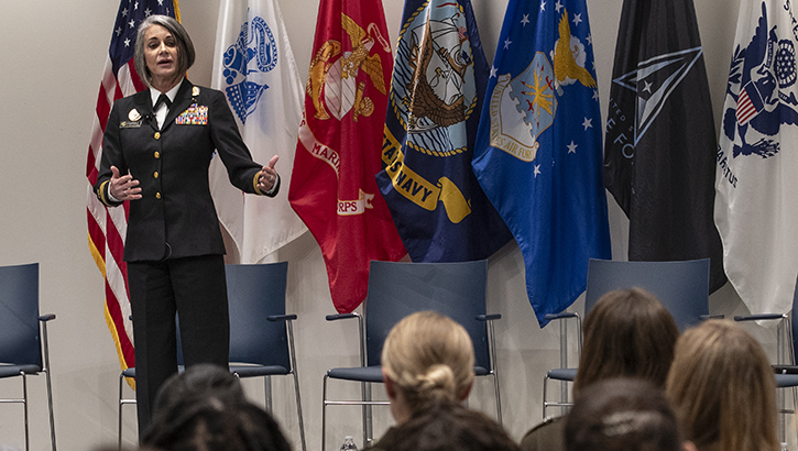 Opens larger image for Program Focuses on Women Service Members' Health