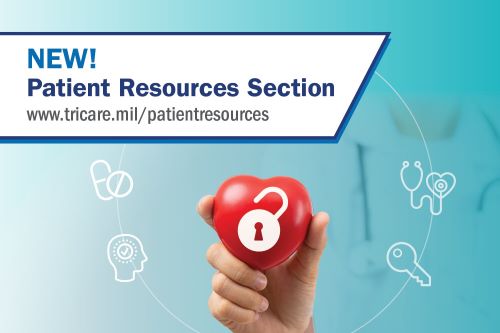 New Patient Resources Section on TRICARE Website