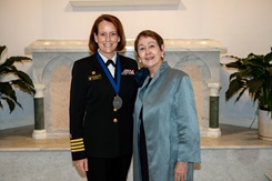 U.S. Navy Captain Kim Shaughnessy-Granger Receives Villanova Distinguished Leadership in Nursing Practice Award