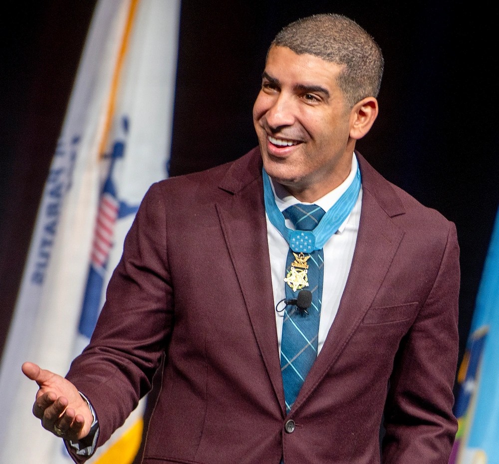 Image of Medal of Honor recipient found hope, lifelines within the Military Health System.