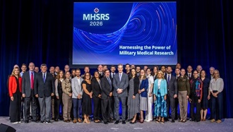 Link to Photo: Pioneering medical researchers honored with 2026 Military Health System Research Symposium Awards