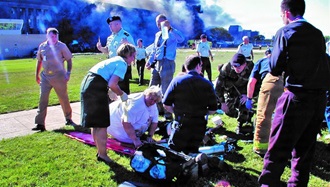 Link to Photo: Military medical heroes respond on 9/11