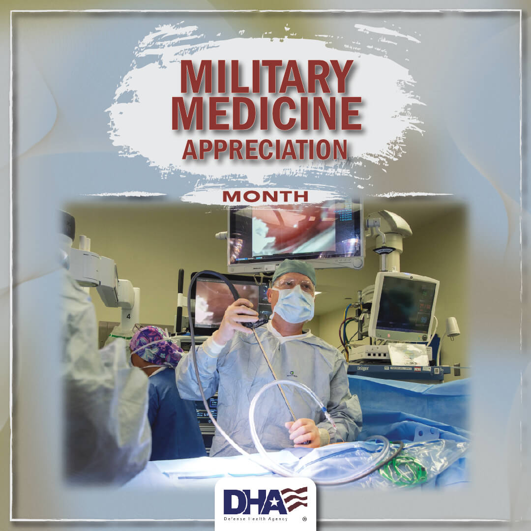 Link to Infographic: Military Medicine Appreciation Month