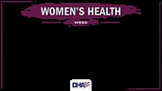 Link to biography of Women's Health Week (May 12-18, 2024) (Screensaver)