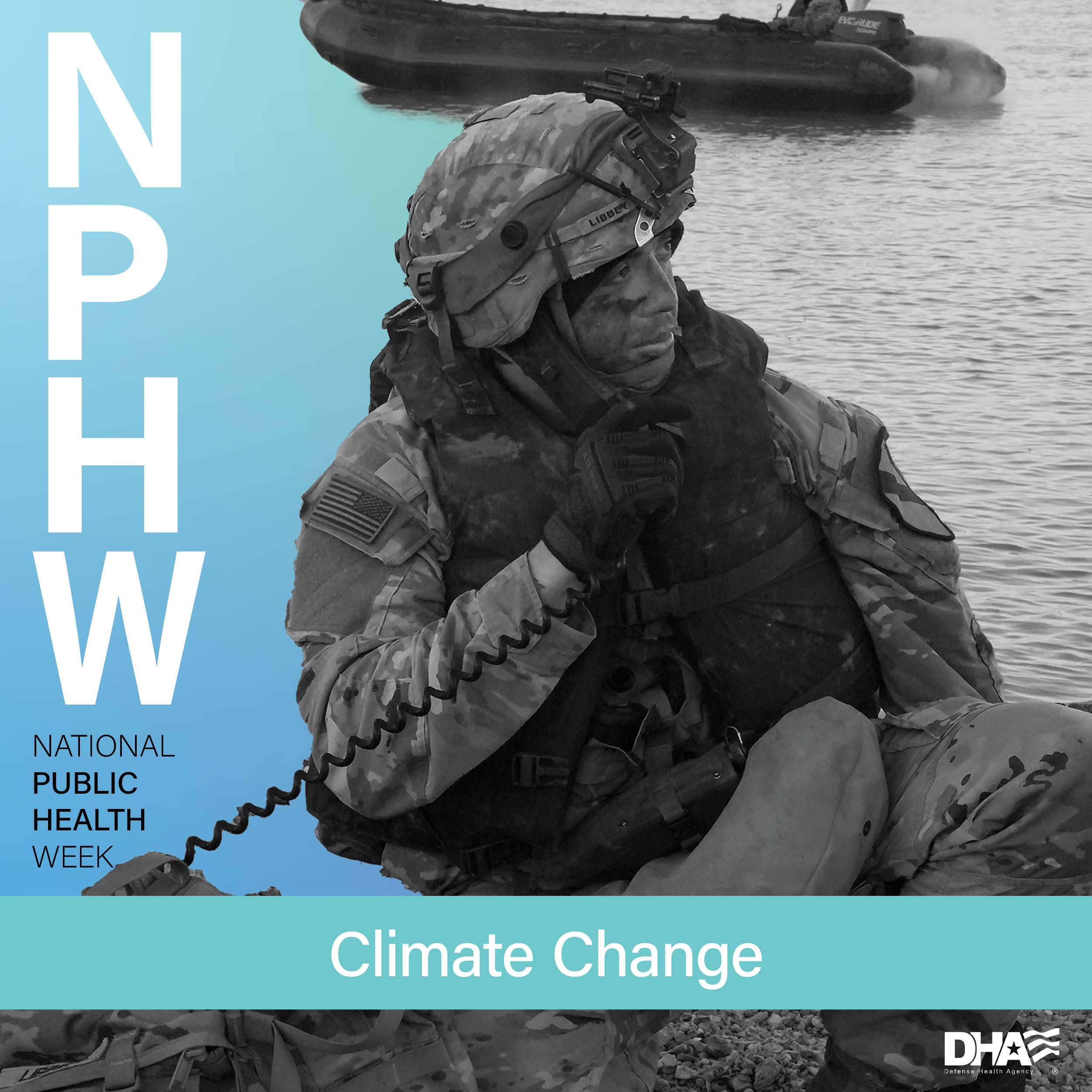 Image for National Public Health Week Climate Change Army
