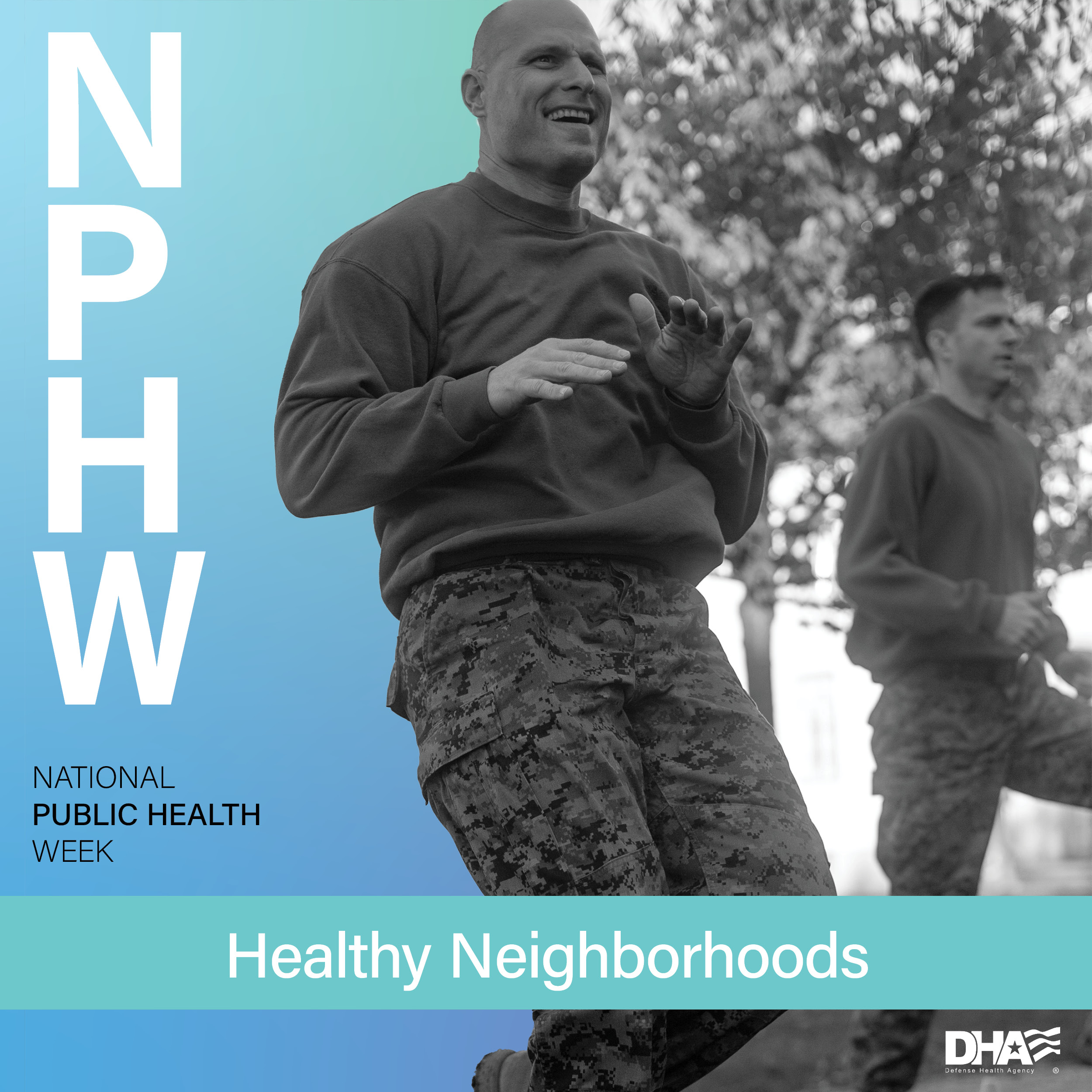 Image for National Public Health Week Healthy Neighborhoods Marines