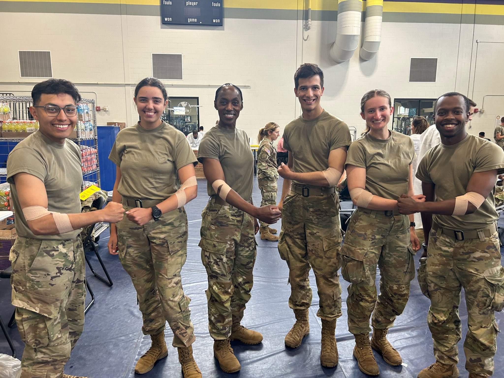 Future Leaders at Cadet Summer Training Donate Blood with ASBP this Summer