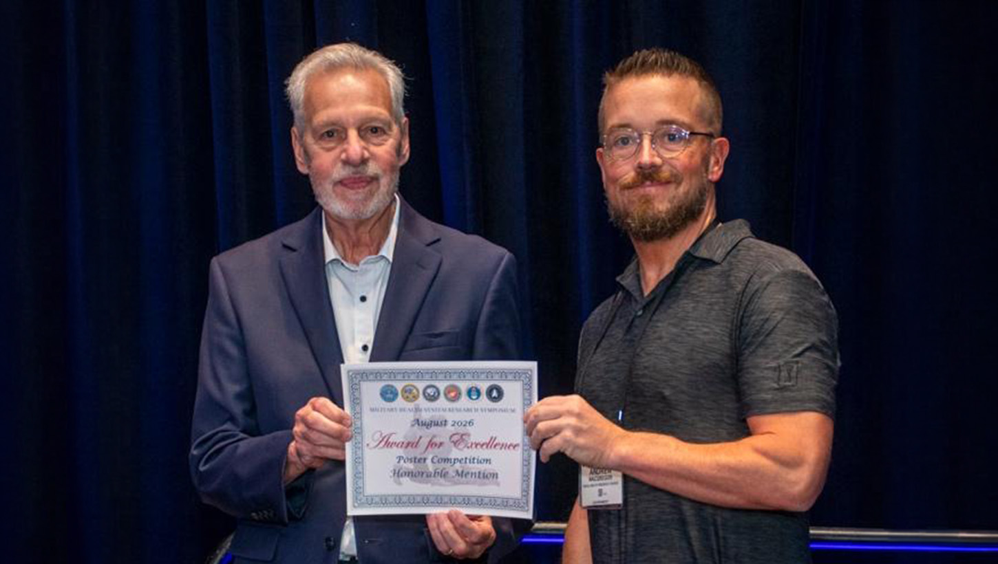 Image of Rising stars of military medicine earn coveted awards at 2026 Military Health System Research Symposium.