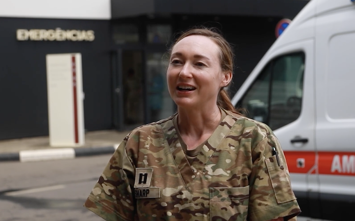 Interview: US Army Capt. Justina Sharp discusses service, medical readiness