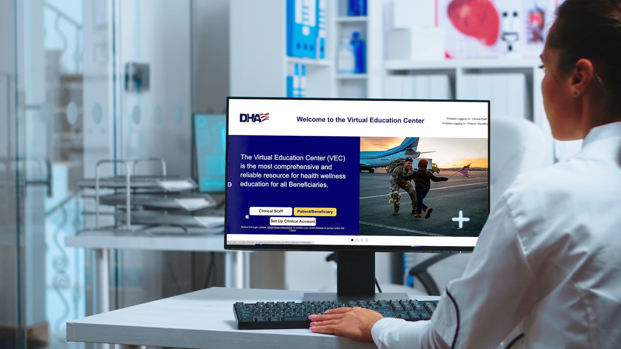 DHA's Virtual Education Center (VEC) for Medical Providers