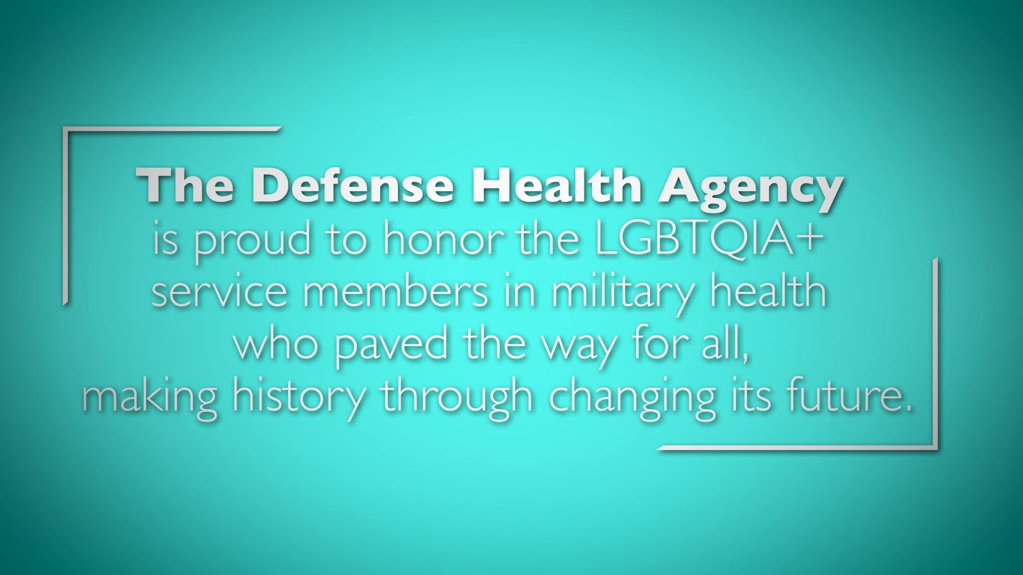 Link to Video: Pride: LGBTQIA+ Service Members in Military Health