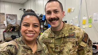 Link to Video: Enlisted airman to flight surgeon: ‘I like being the one that people depend on.’