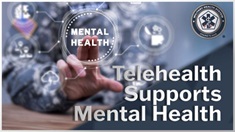 Telehealth supports mental health