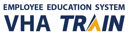 Logo for VHA TRAIN, the Employee Education System