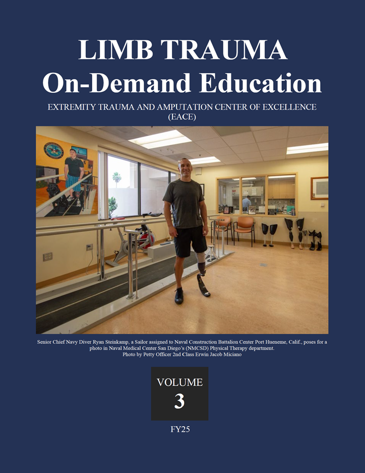 Cover of the 2026 Limb Trauma On-Demand Education Catalog.