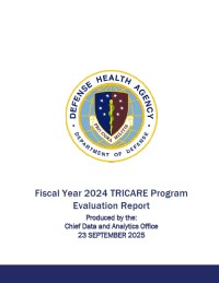 Cover of the FY2024 TRICARE program evaluation report