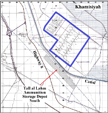 Figure 29. Tall al Lahm Ammunition Storage Depot South