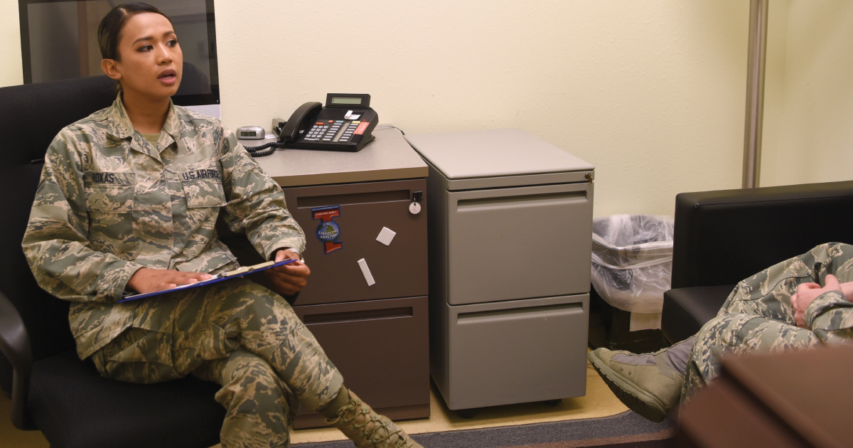 Air Force clinician session