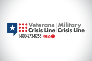 Veterans Crisis Line, Military Crisis Line, 1-800-273-8255 Press 1