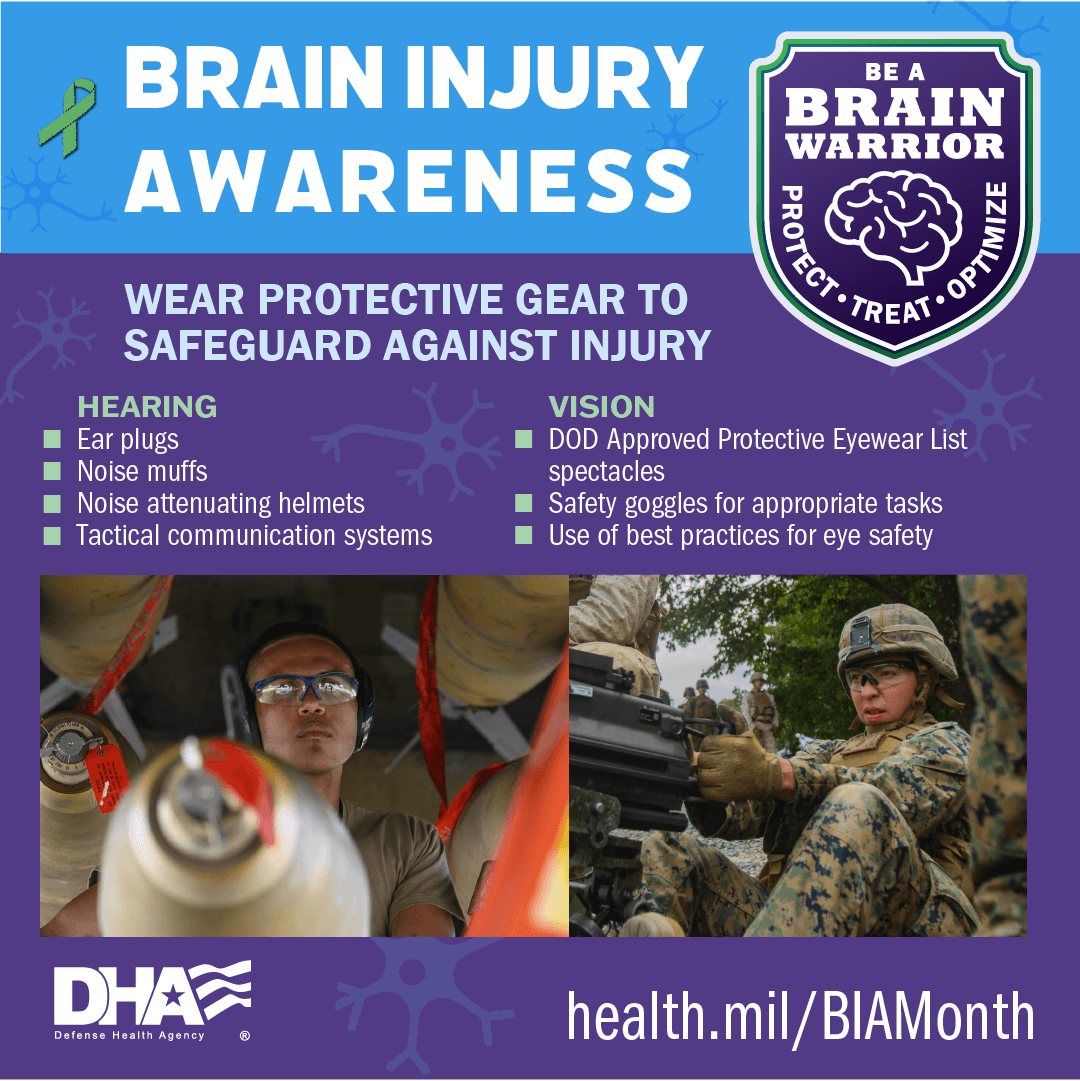 Link to Infographic: Brain Injury Awareness: Wear Protective Gear 
