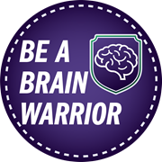 Link to biography of Be a Brain Warrior Circle Icon
