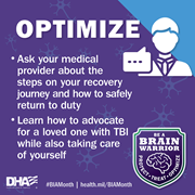 Link to biography of Brain Injury Awareness Month: Optimize