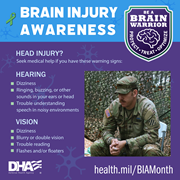 Link to biography of Brain Injury Awareness Month: Head Injury