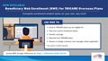 Beneficiary Web Enrollment Overseas Screensaver