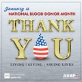 National Blood Donor Month: Thankful for Donors