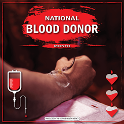  National Blood Donor Month