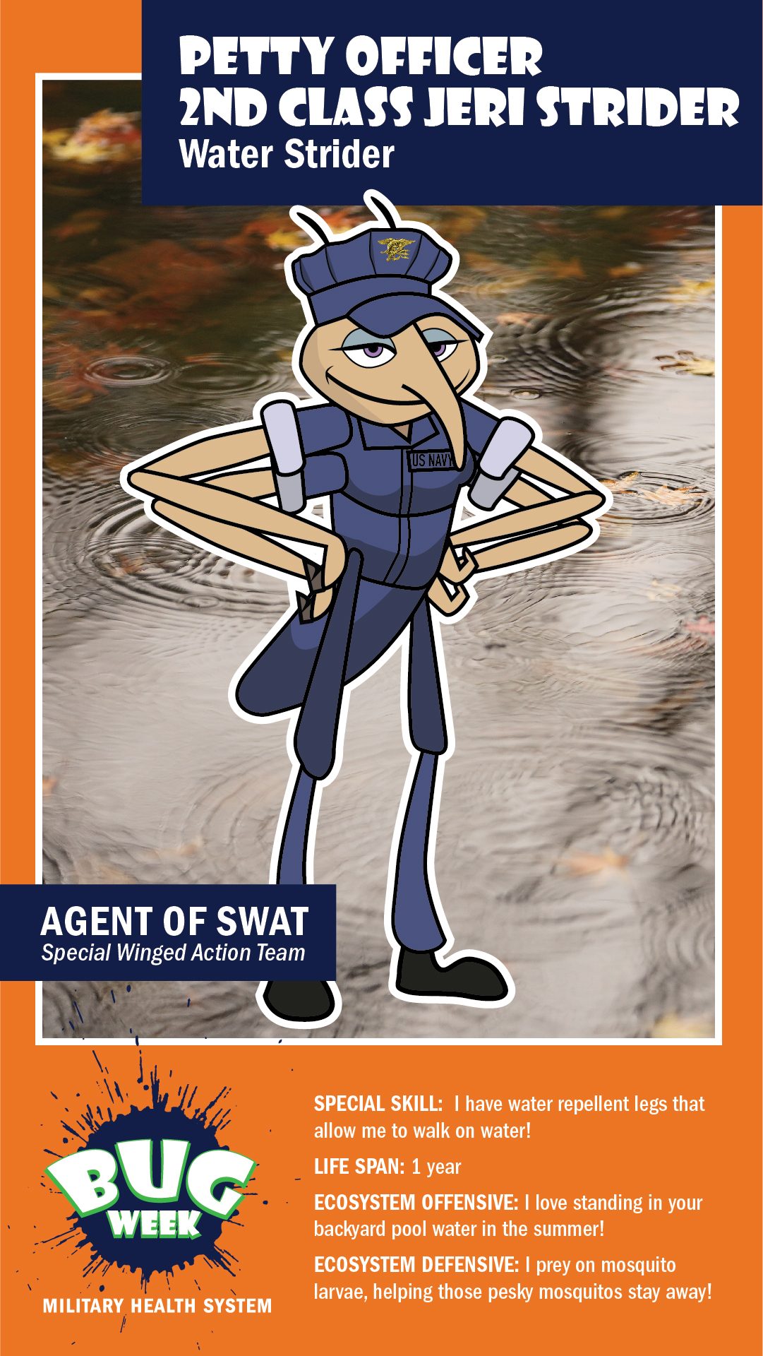 Agent of SWAT: Petty Officer 2nd Class Jeri Strider