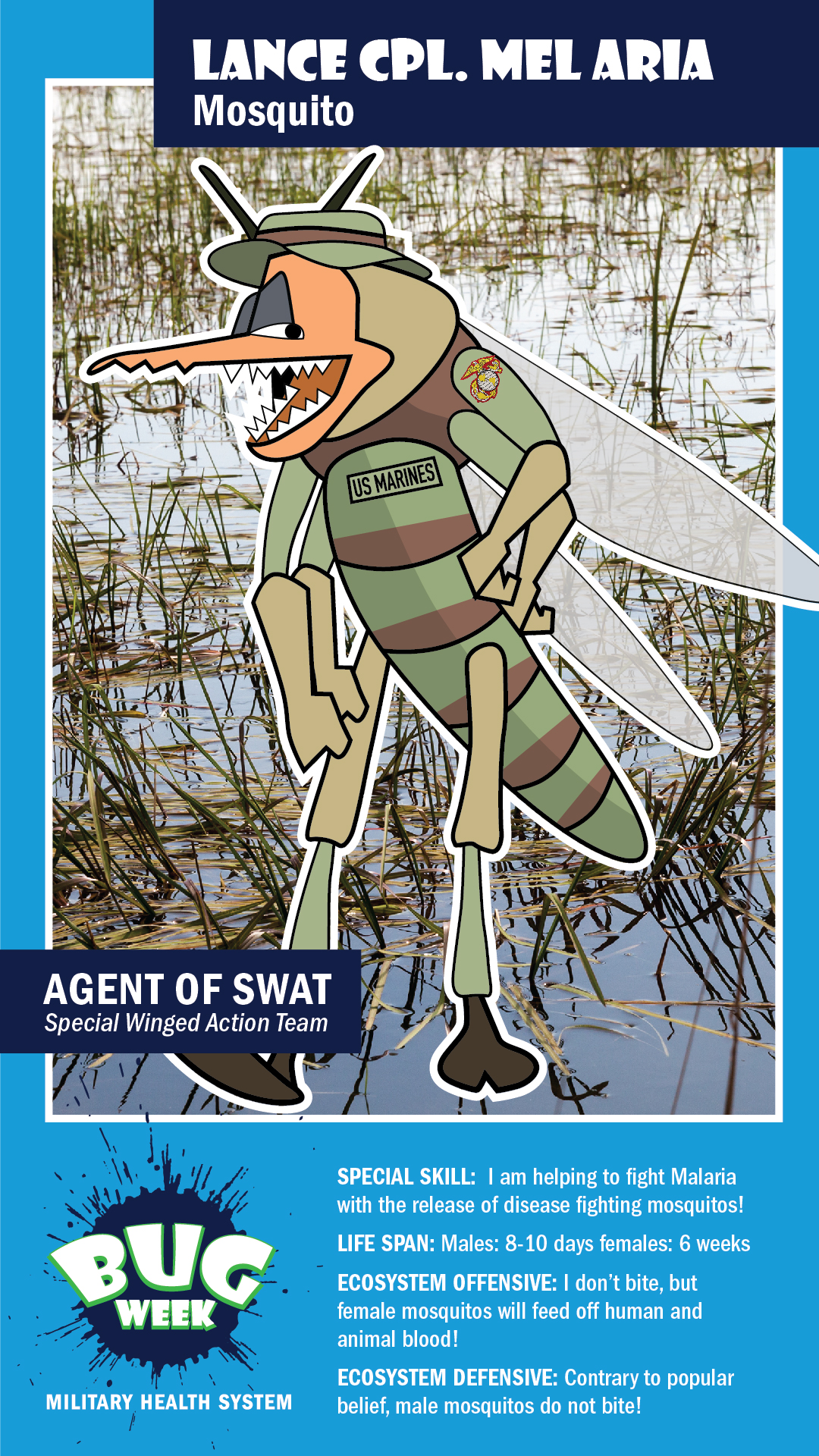 Agent of SWAT: Lance Cpl. Mel Aria