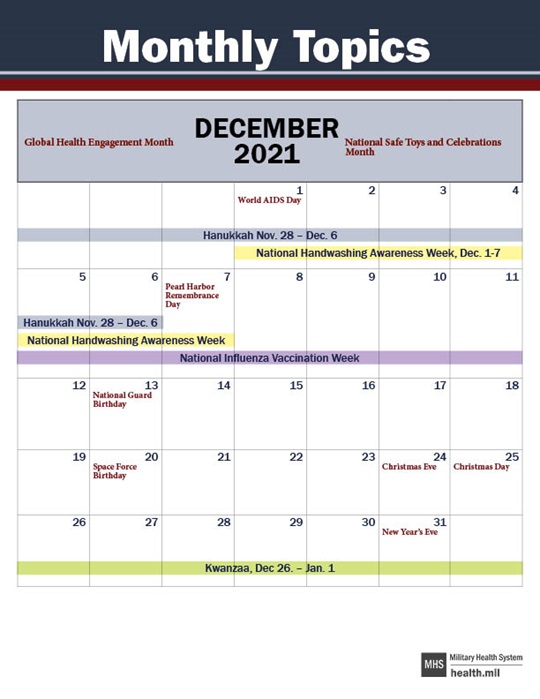 December Toolkit Calendar 