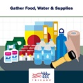 Prepare Early: Gather Food, Water, and Supplies