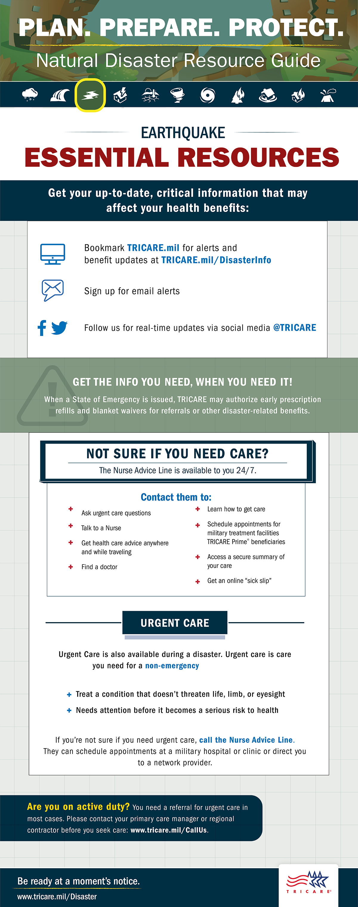 Link to Infographic:  Get critical information when you need it by following this essential resources guide.