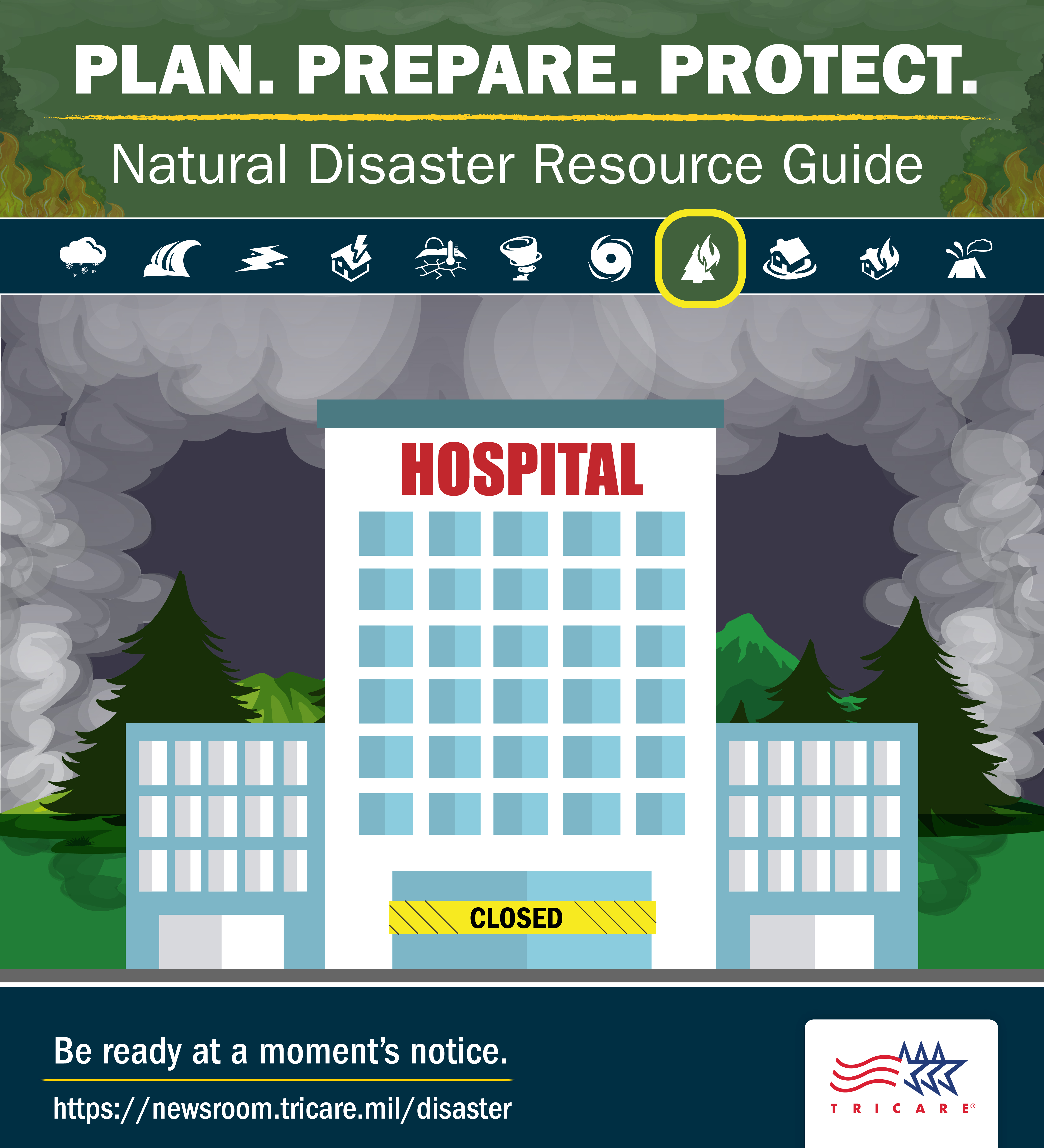 Link to Infographic: Plan. Prepare. Protect. Be ready at a moment's notice.