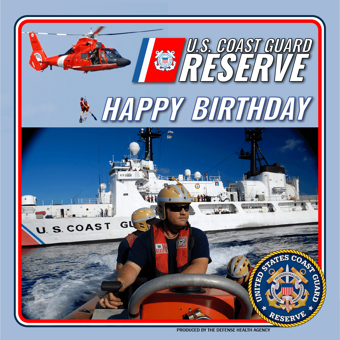 U.S. Coast Guard Reserve - Happy Birthday