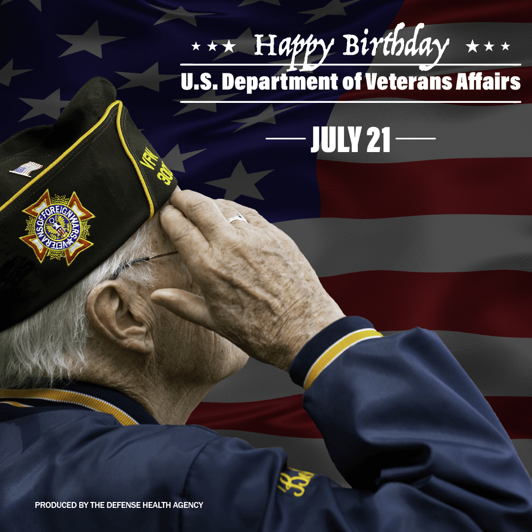  Veteran Affairs Birthday July 21
