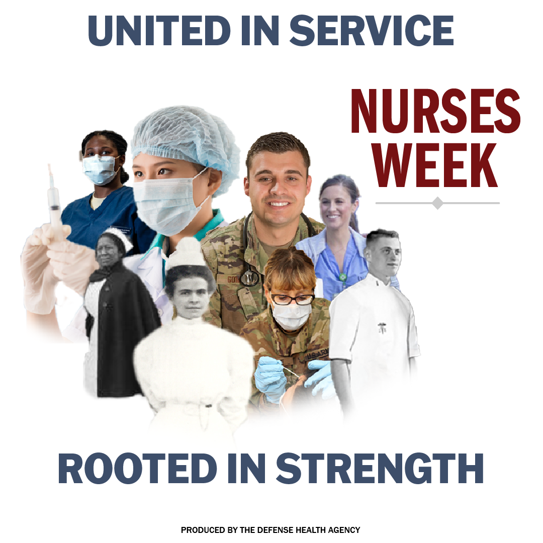 Link to Infographic: Nurses Week collage 